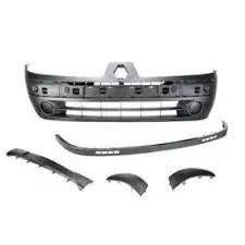 parechoc renault clio 2 2004 avant complet argente